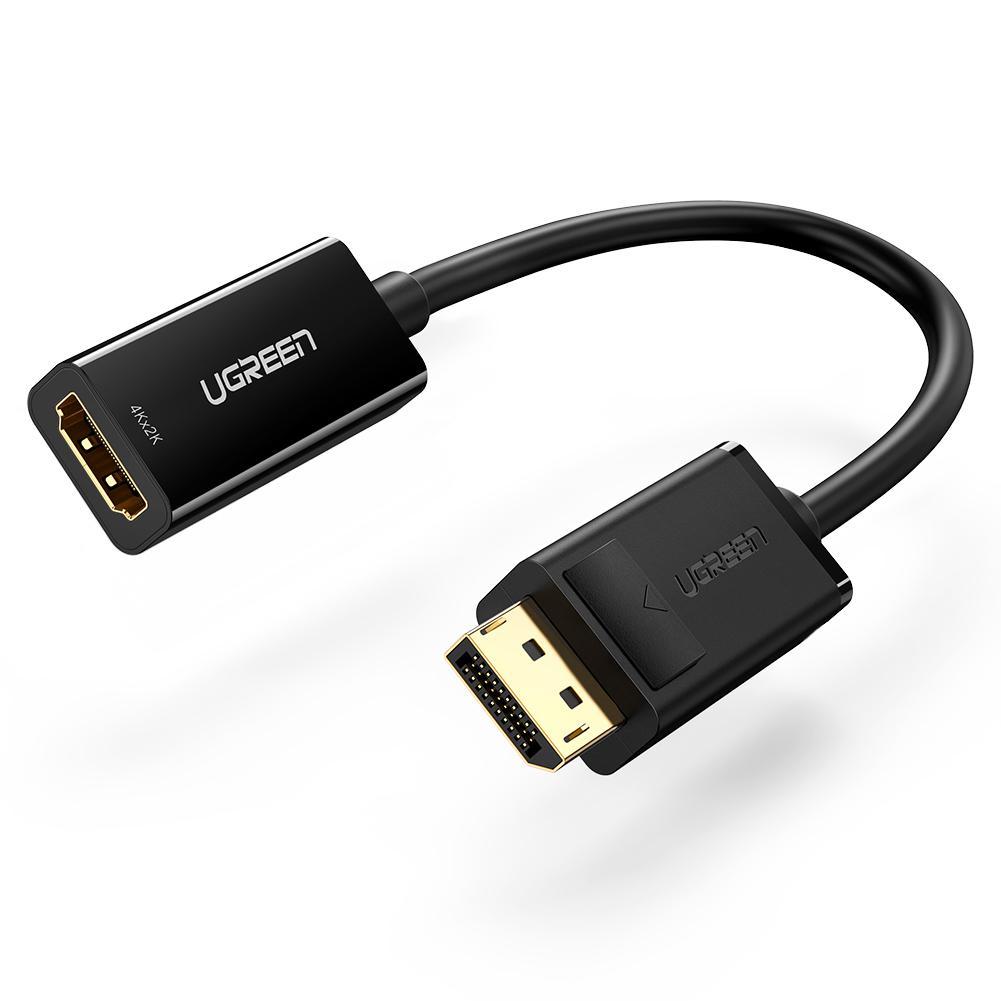 DisplayPort to HDMI & VGA Converter black