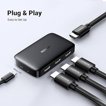 HDMI Switcher 3 In 1 Out 4K@30HZ