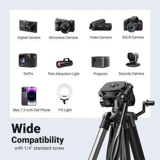 Professional Tripod for Phone & Camera