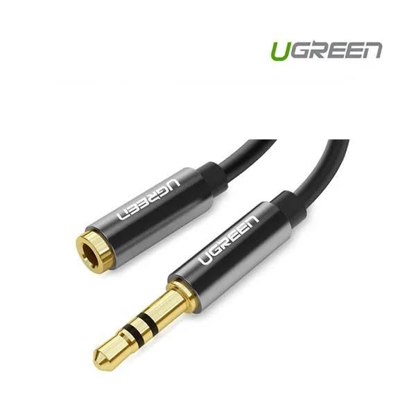3.5mm Male to 3.5mm Female Extension Cable 2m (Black)