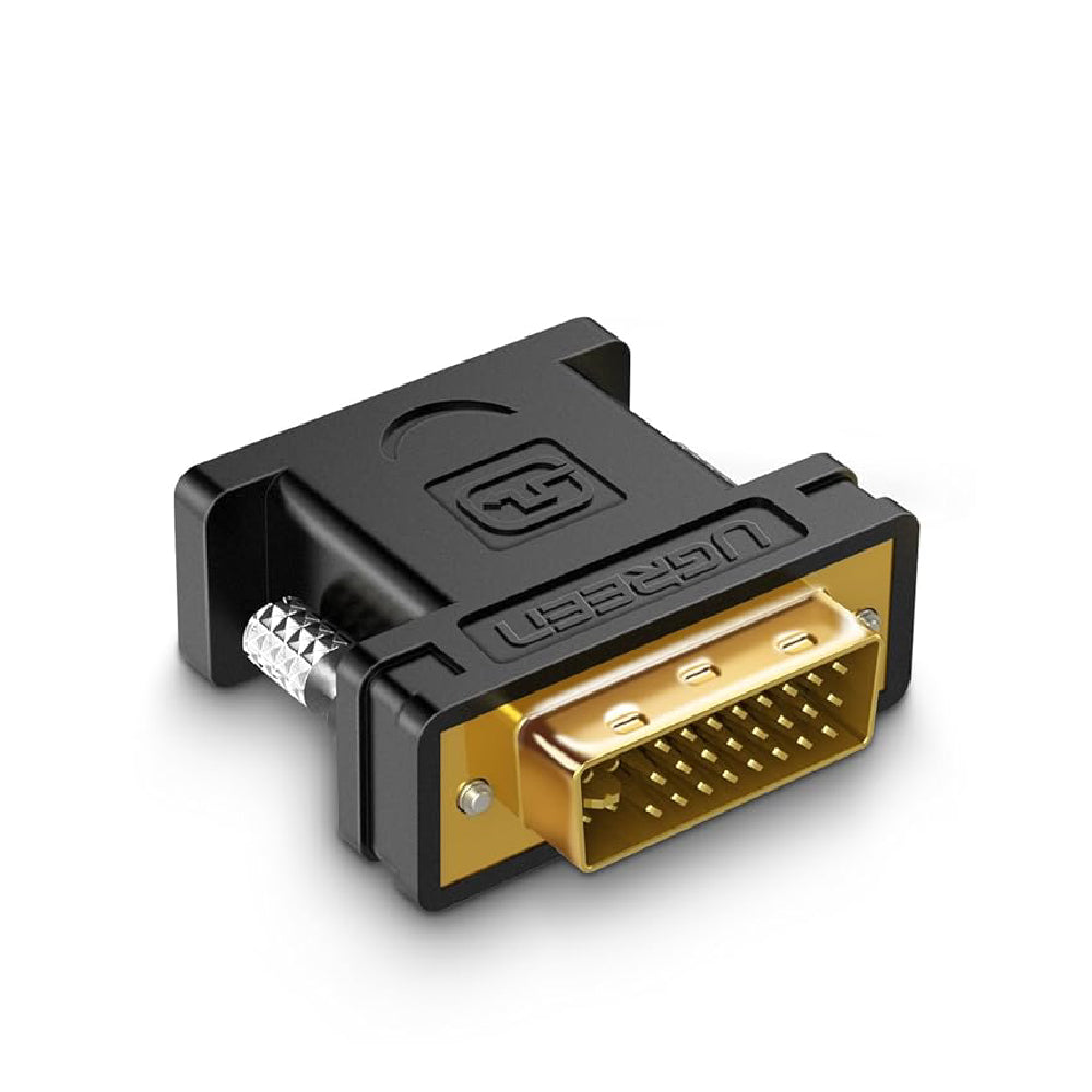 DVI (24+5) Male to VGA Male Cable 1.5m (Black)