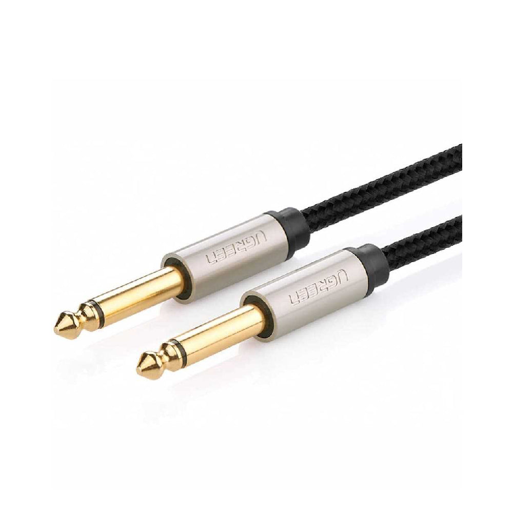 6.5MM male to male stereo Auxiliary Aux Audio cable Black 3M