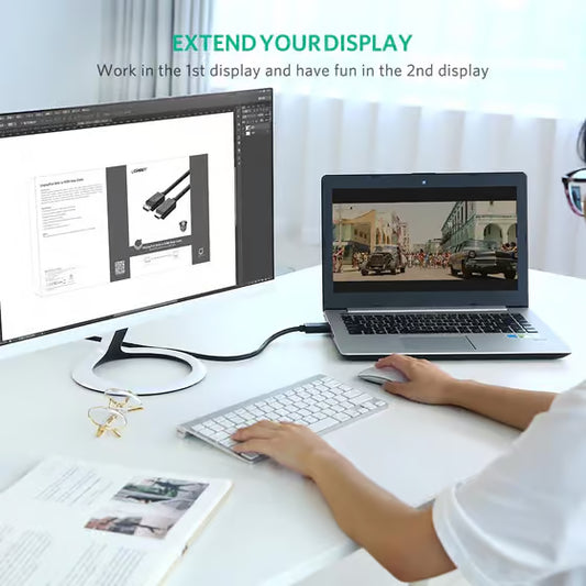 DP Male to HDMI Male Cable 3m (Black)