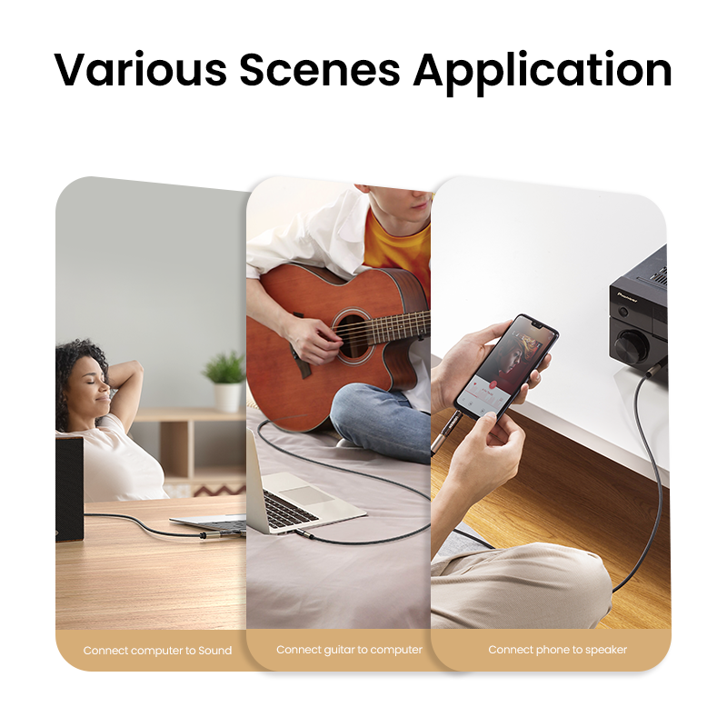 3.5mm Male to 6.35mm Female Adapter