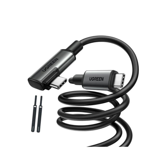 Right Angle USB-C to USB-C Link Cable 5m (Black)