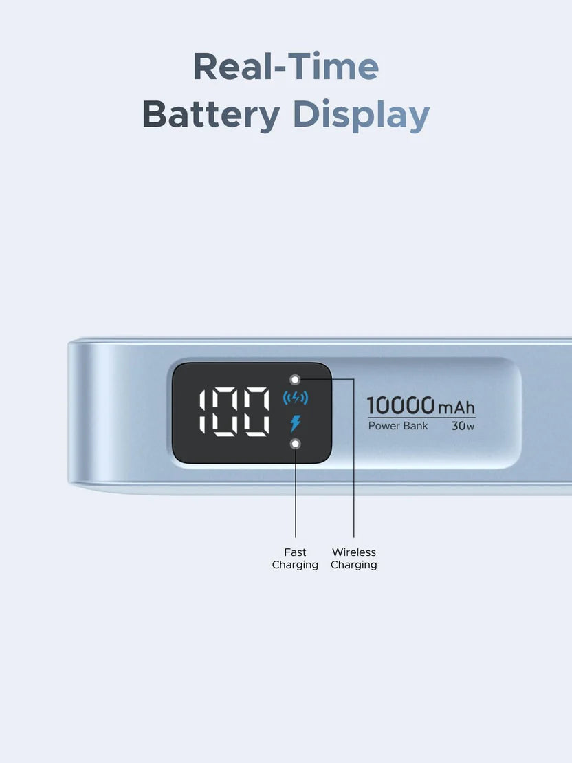 MagFlow Magnetic Wireless MagSafe Power Bank 10000mAh Qi2 25W