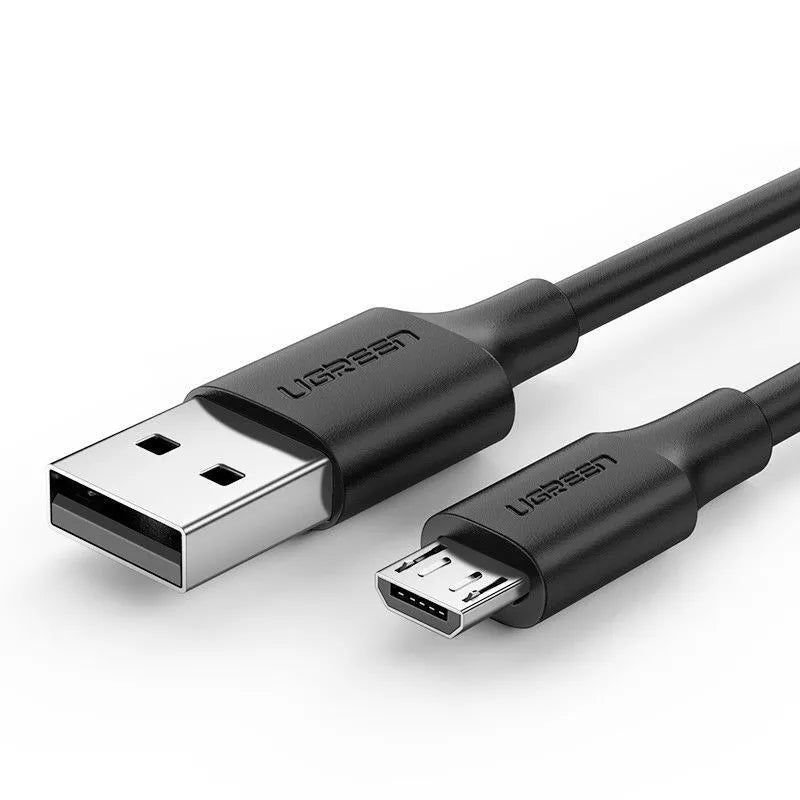 USB2.0 A to Micro USB M/M Round Cable Nickel Plating 3m (Black)