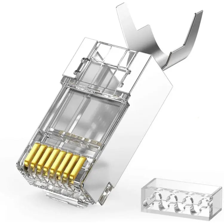 Cat 7 Shielded Modular Plug Gold-plated 50U 10 pcs
