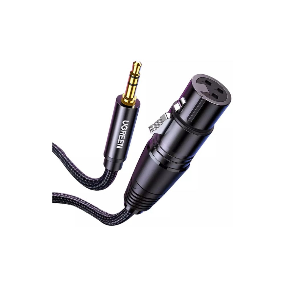 3.5mm Three-Pole Male to XLR Female Audio Cable 1m