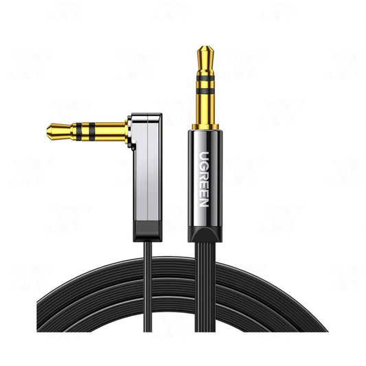 3.5mm Male to 3.5mm Male Straigth to Right Angle 0.5M