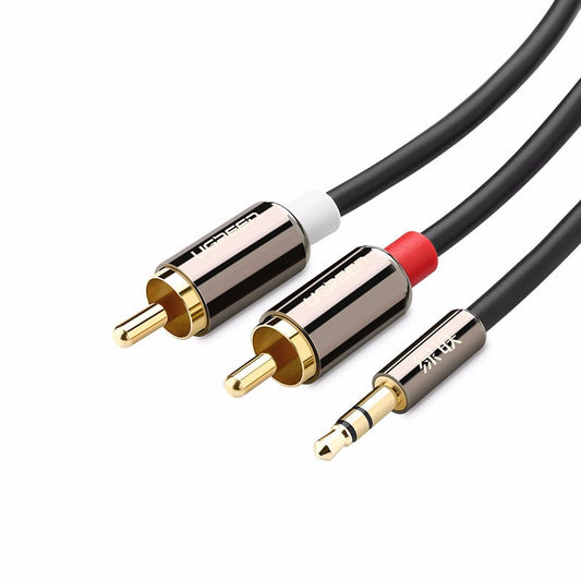 3.5mm Male to 2 female 3.5mm Headphone with Mic cable
