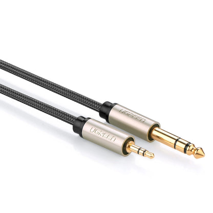 3.5mm to 6.35mm TRS Stereo Audio Cable 5m (Gray)