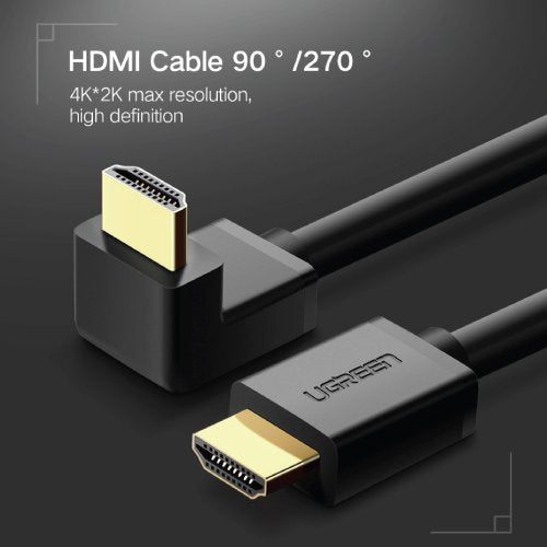 90 Degree Right Angle HDMI Cable - 2M