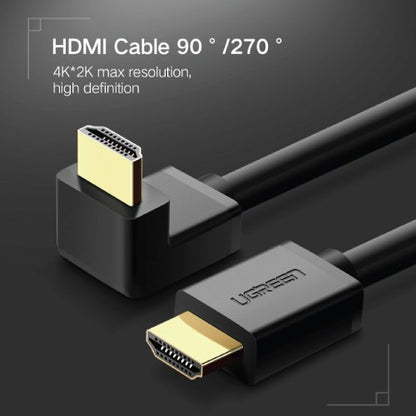 90 Degree Right Angle HDMI Cable - 2M