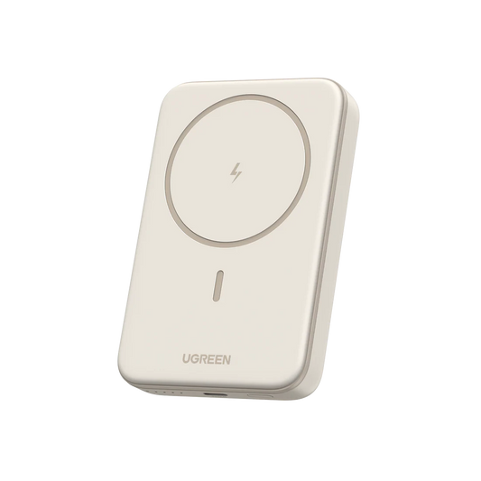 Magnetic Wireless Power Bank Beige 10000mAh
