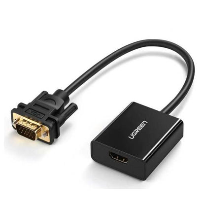 VGA to HDMI Adapter Cable with Micro USB Power Supply