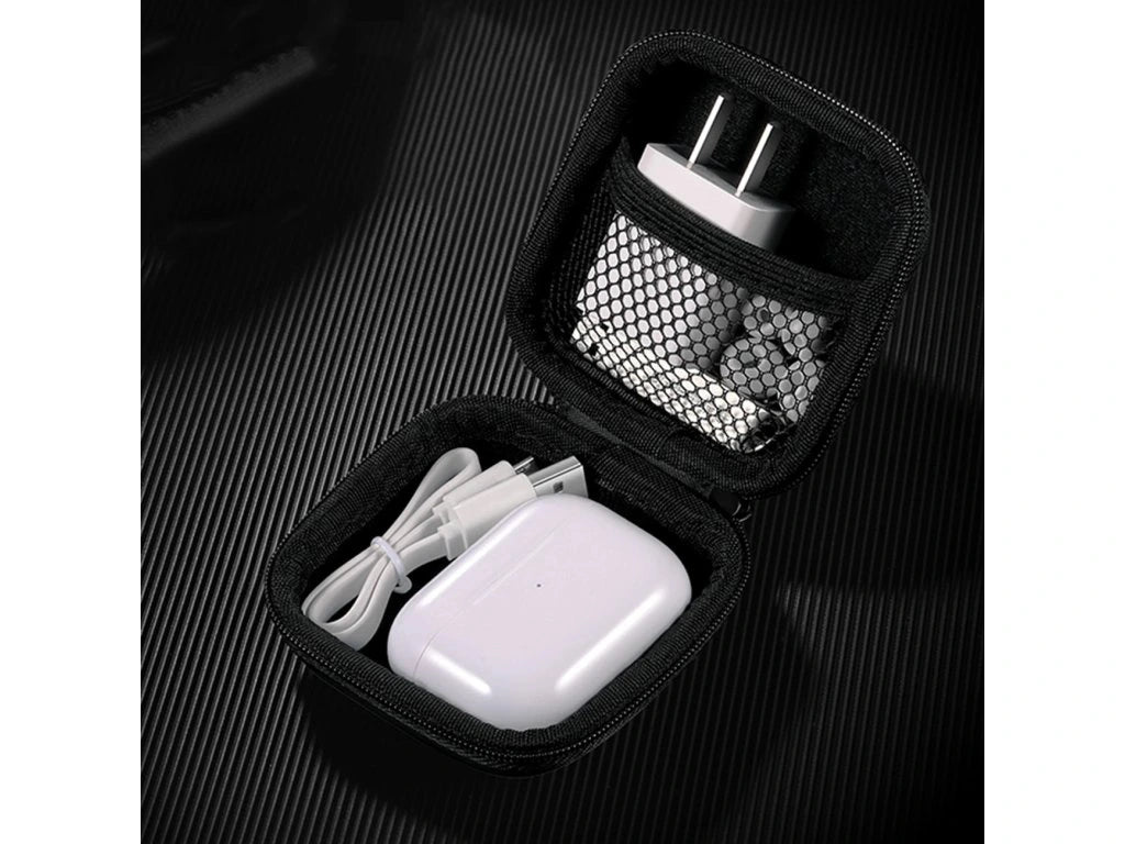 Earphone Carrying Case Bag (Fabric) (Gray)