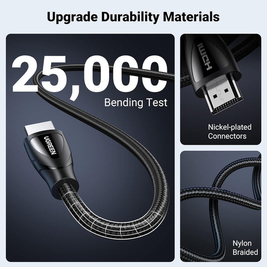 HDMI Male to Male Braided Cable 5m