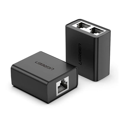 RJ45 Splitter Adapter 2 Pack (Black)