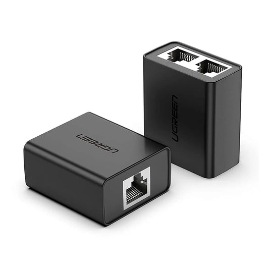 RJ45 Splitter Adapter 2 Pack (Black)