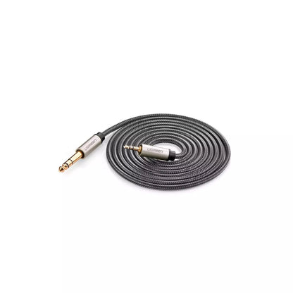3.5mm to 6.35mm TRS Stereo Audio Cable 2m (Gray)