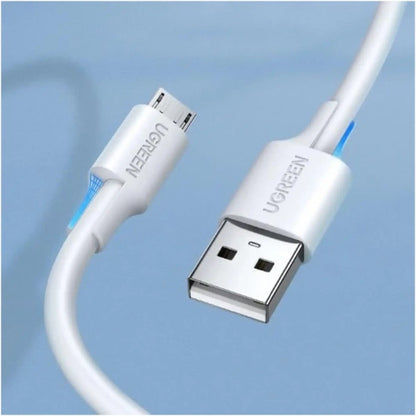 USB 2.0 A to Micro USB Cable Nickel Plating 1M (White)