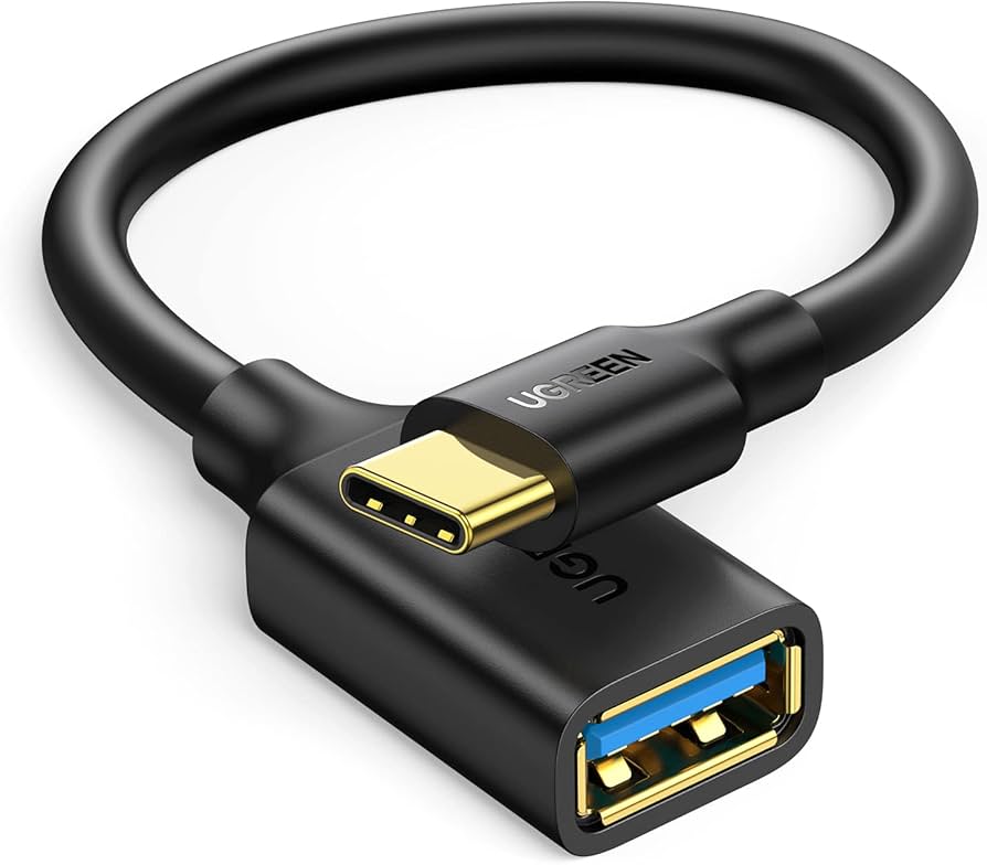 USB Type C to USB OTG Cable USB 3.0 Black