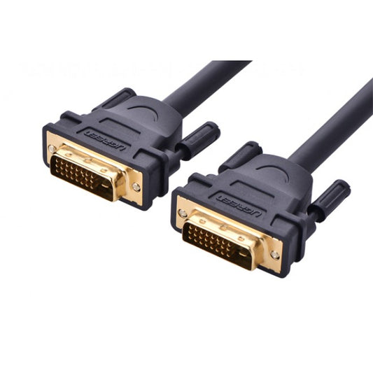 DVI (24+1) Male to Male Cable Gold Plated 3m (Black)