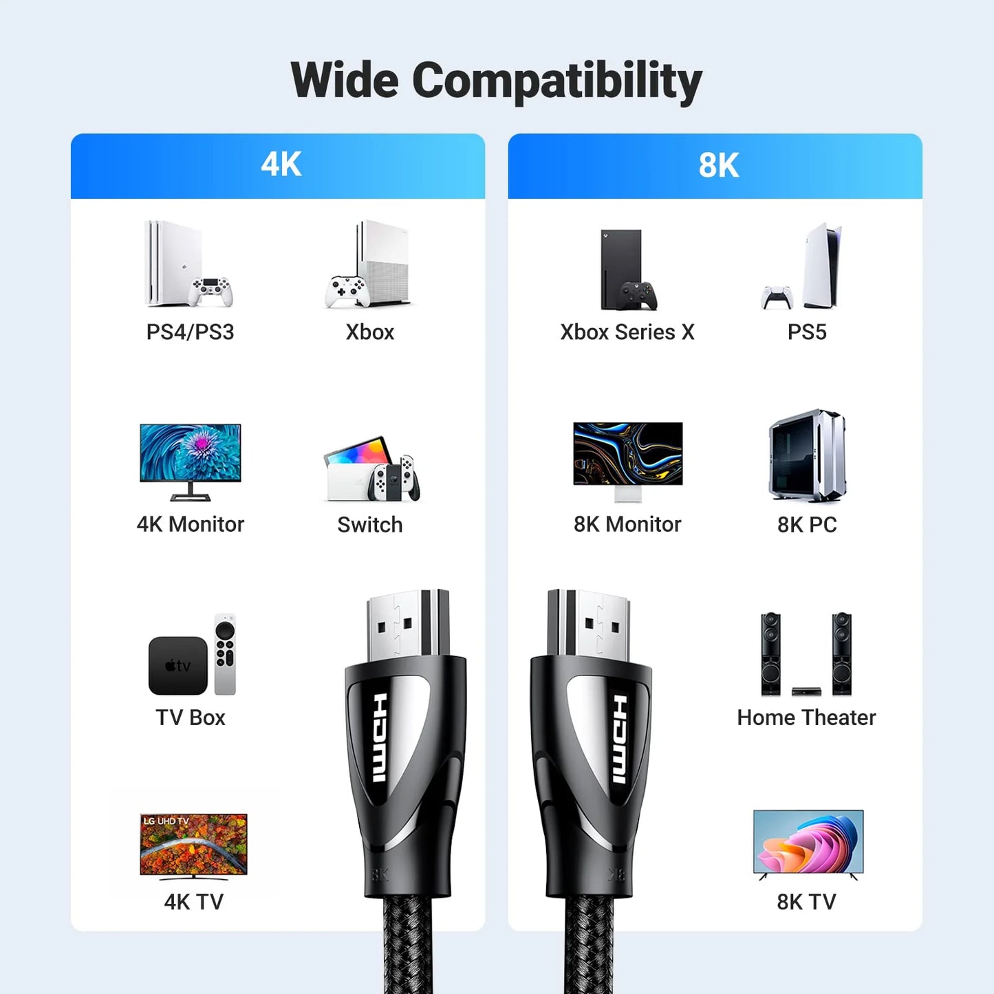 HDMI A M/M Cable with Braided 3m