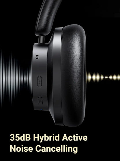 HiTune Max3 Hybrid Active Noise- Cancelling Headphones (Black)