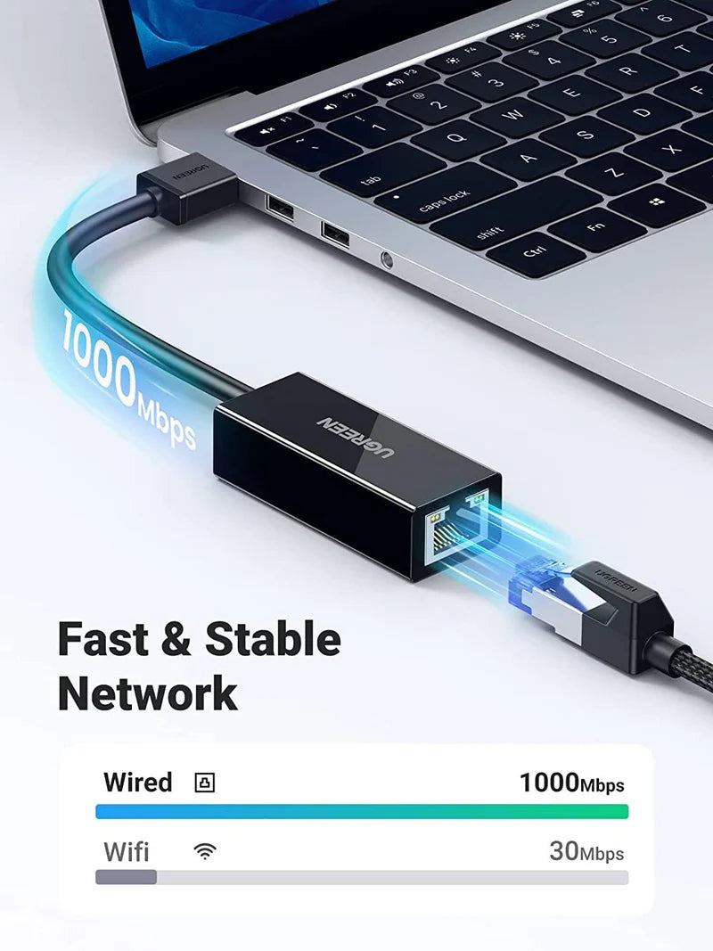 USB 3.0 Gigabit Ethernet Network Adapter