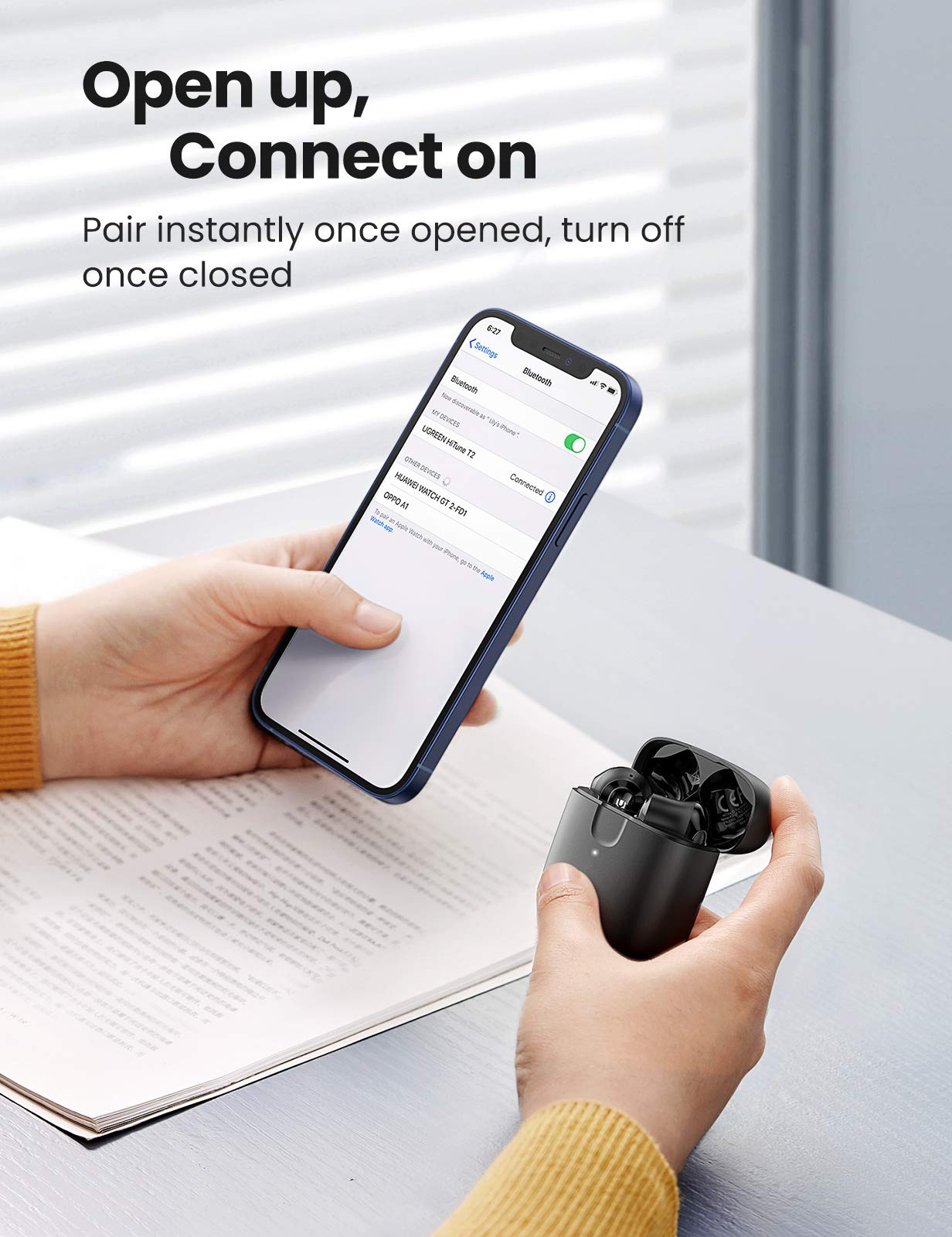 HiTune T2 True Wireless Earbuds (Black)