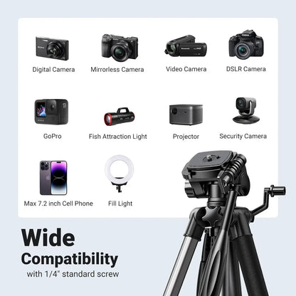 Professional Tripod for Phone & Camera