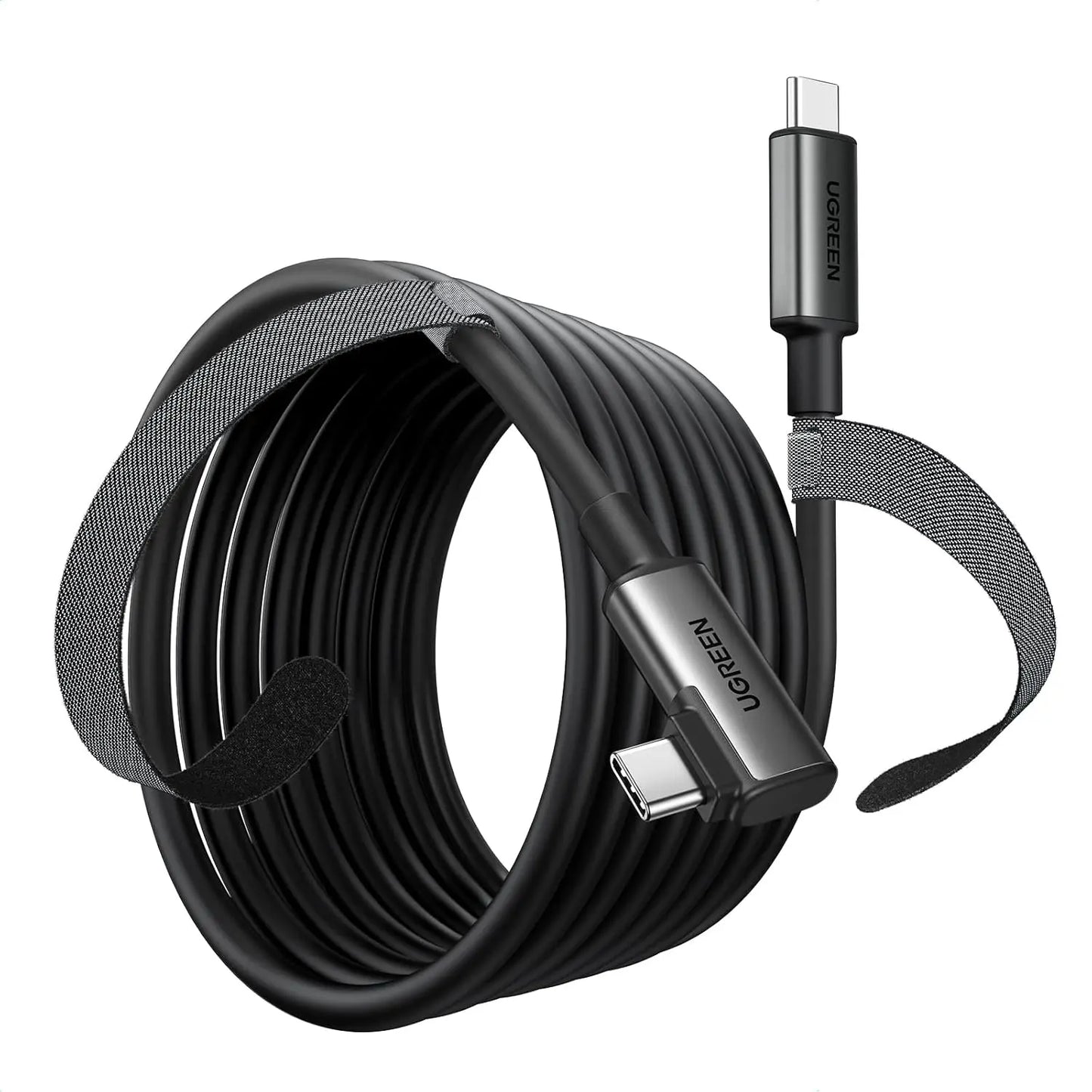 Right Angle USB-C to USB-C Link Cable 5m (Black)