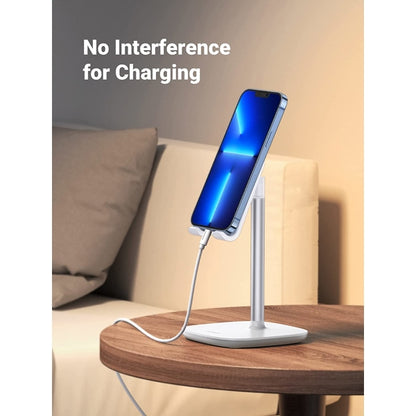 Adjustable Desk Phone Holder (White)