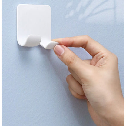 Wire Lind Receive Hook Paste Hook Type for Electric Plug (White)