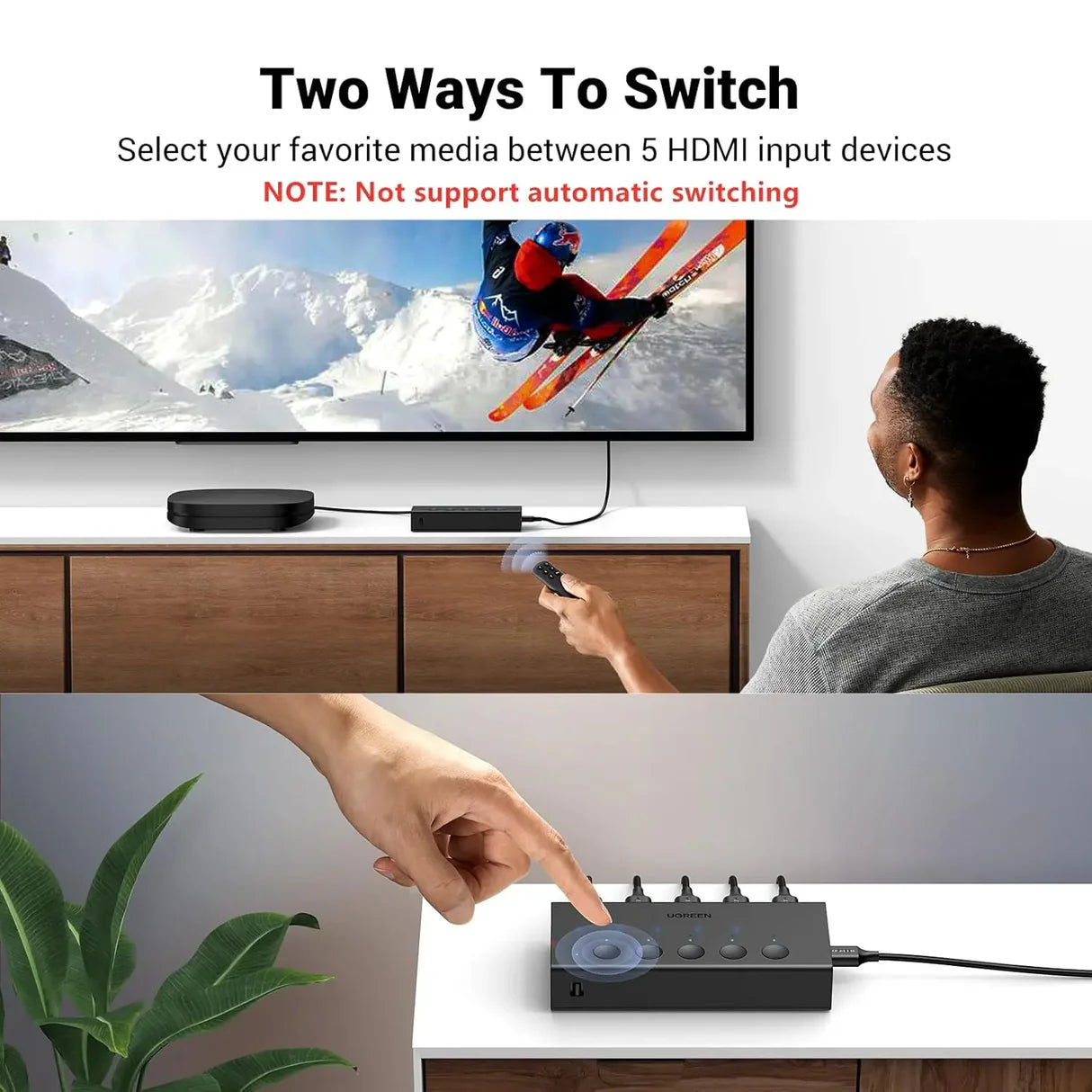 5-In 1-Out HDMI Switch