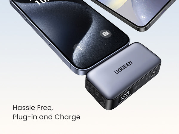 5000mAh Power Bank with Built-in USB-C Connector