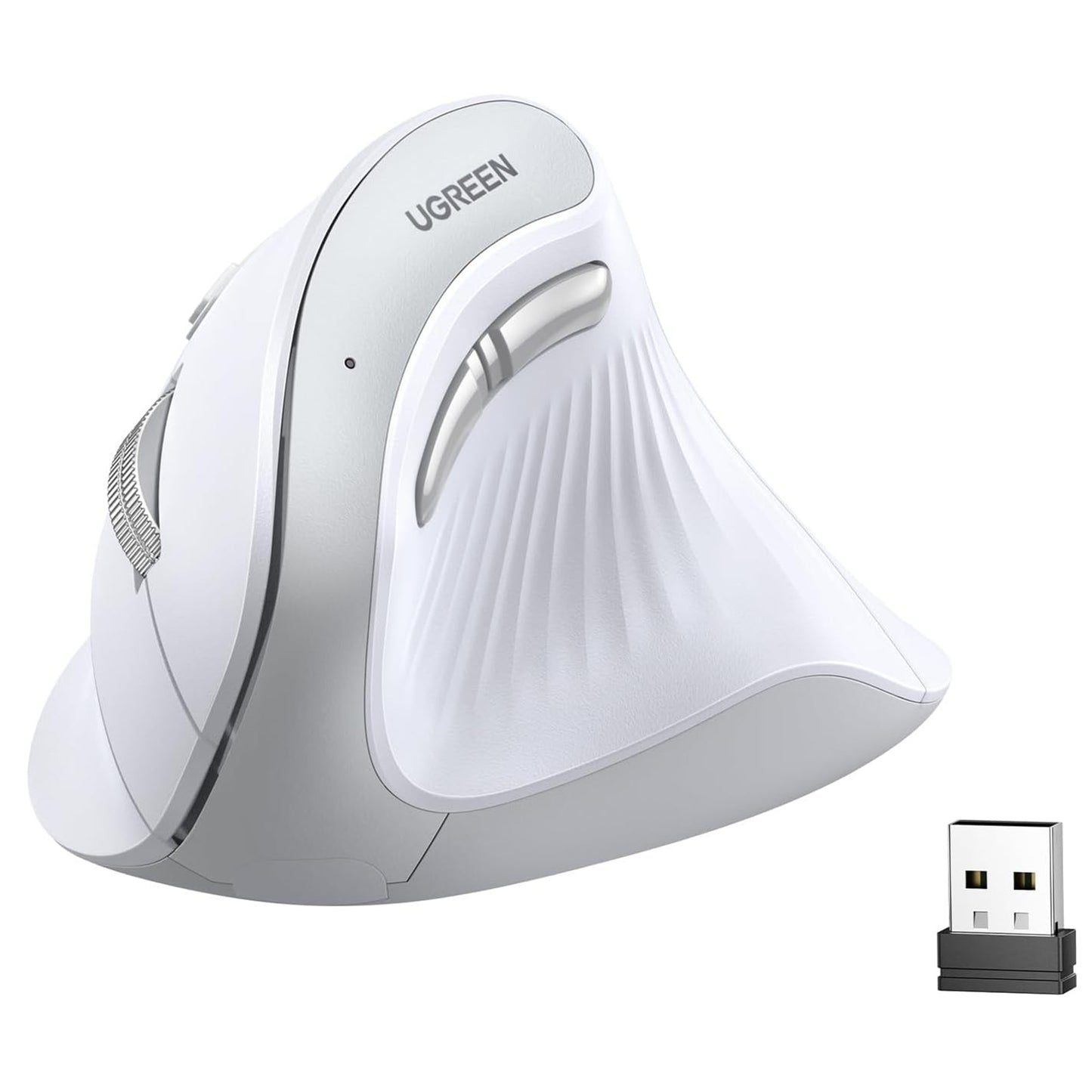 Vertical Ergonomic Mouse, Bluetooth & 2.4G, Silent Quiet Clicks, 5 Buttons