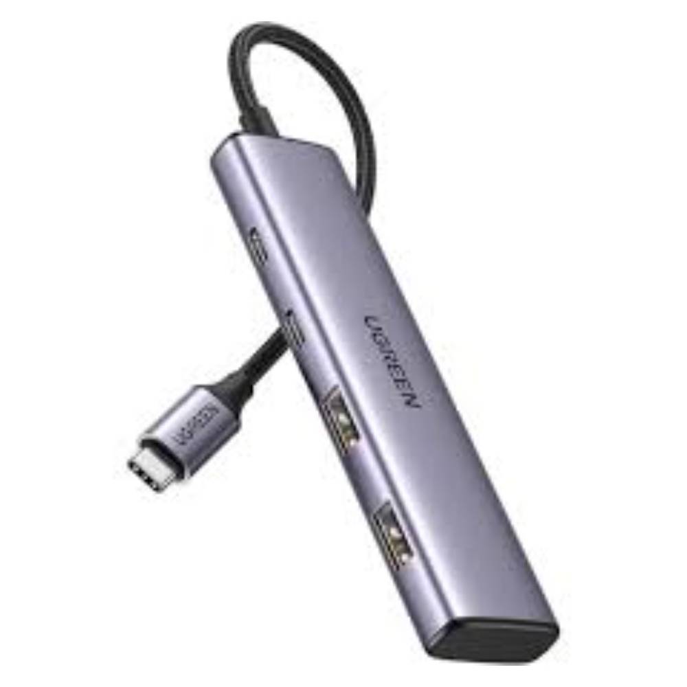 4-Port USB3.0 Hub with USB-C Power Supply