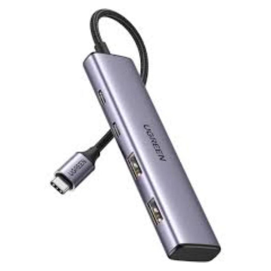 4-Port USB3.0 Hub with USB-C Power Supply