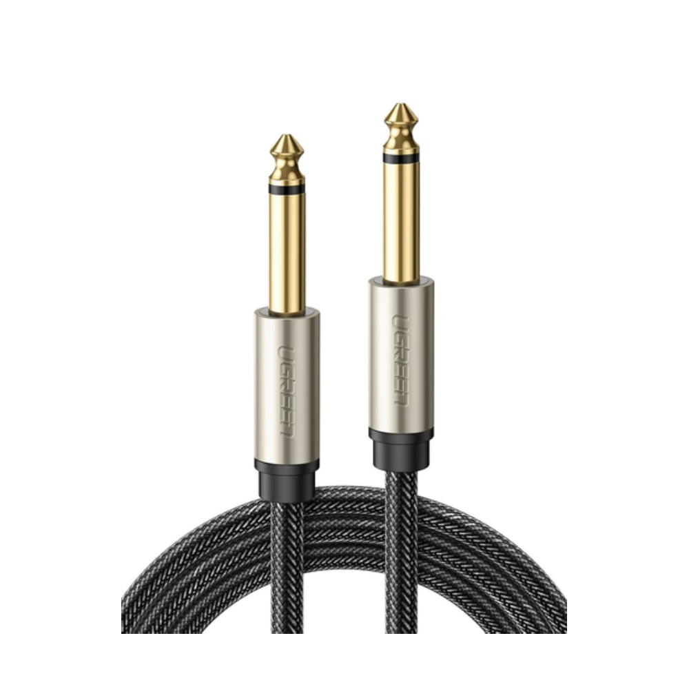 6.5mm Male to Male Stereo Auxiliary Aux Audio Cable 10m (Black)