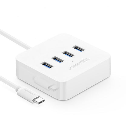 USB Type C to USB 3.0 Hub 0.5m (White)