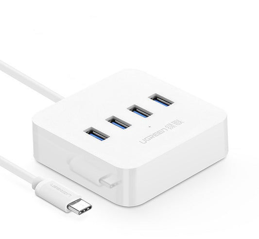 USB Type C to USB 3.0 Hub 0.5m (White)