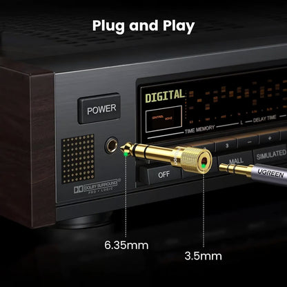 6.5mm Male to 3.5mm Female Adapter