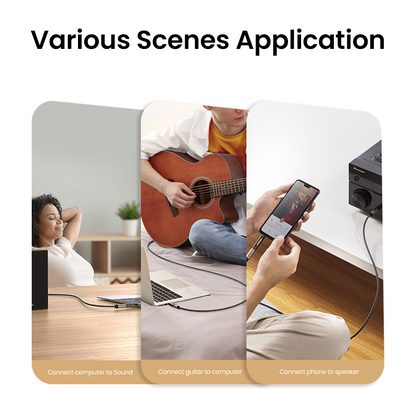 3.5mm Male to 6.35mm Female Adapter