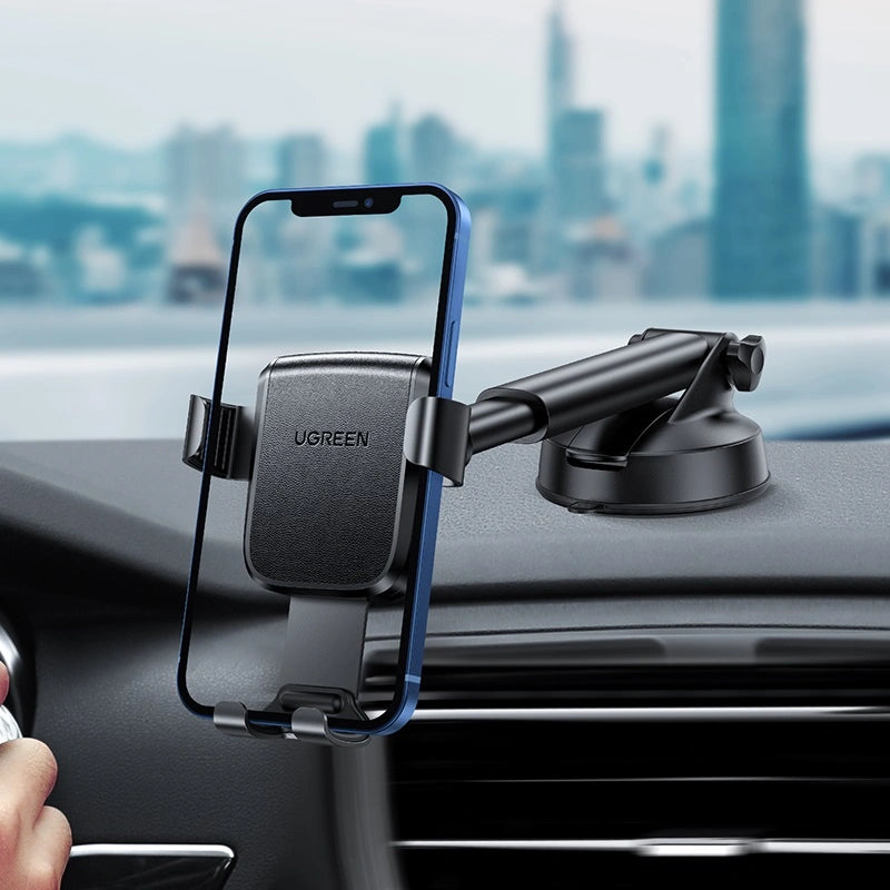 Gravity Phone Holder with Suction Cup (Black)