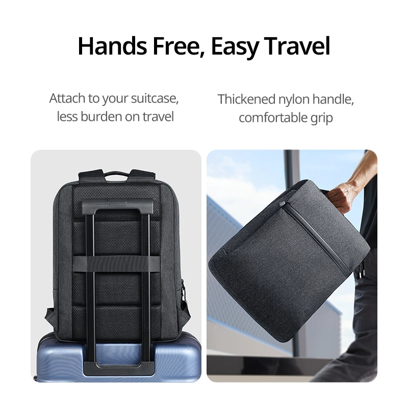 Laptop Backpack B02 Dark Grey (Up to 15.6'')