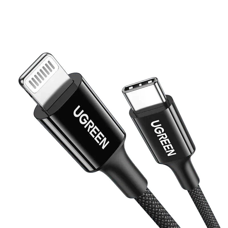 Lightning To USB-C PD Charging Cable 1m (Black)