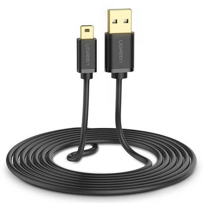 USB 2.0 A Male To Mini USB Male cable 1M Black